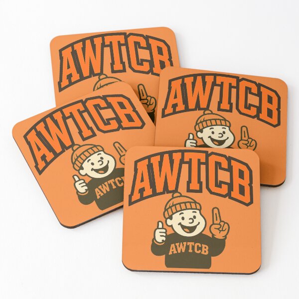 "And We're The Cleveland Browns" Coasters (Set of 4) for Sale by KJCDigital
