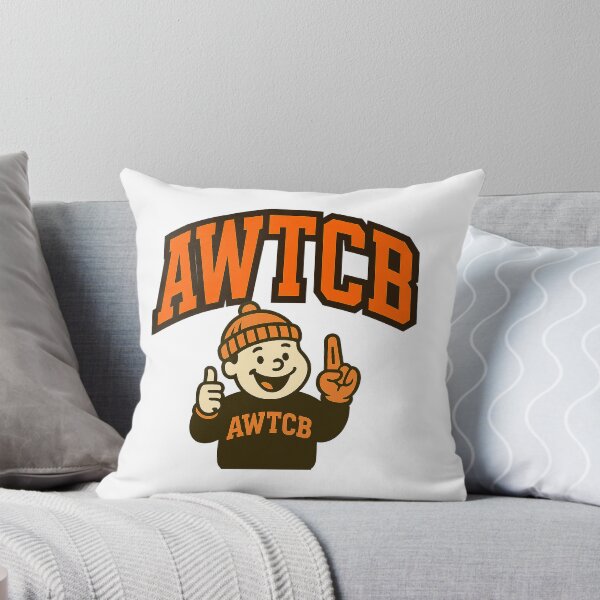 "And We're The Cleveland Browns" Pillow 