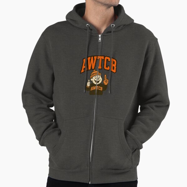 "And We're The Cleveland Browns" Zipped Hoodie for Sale by KJCDigital