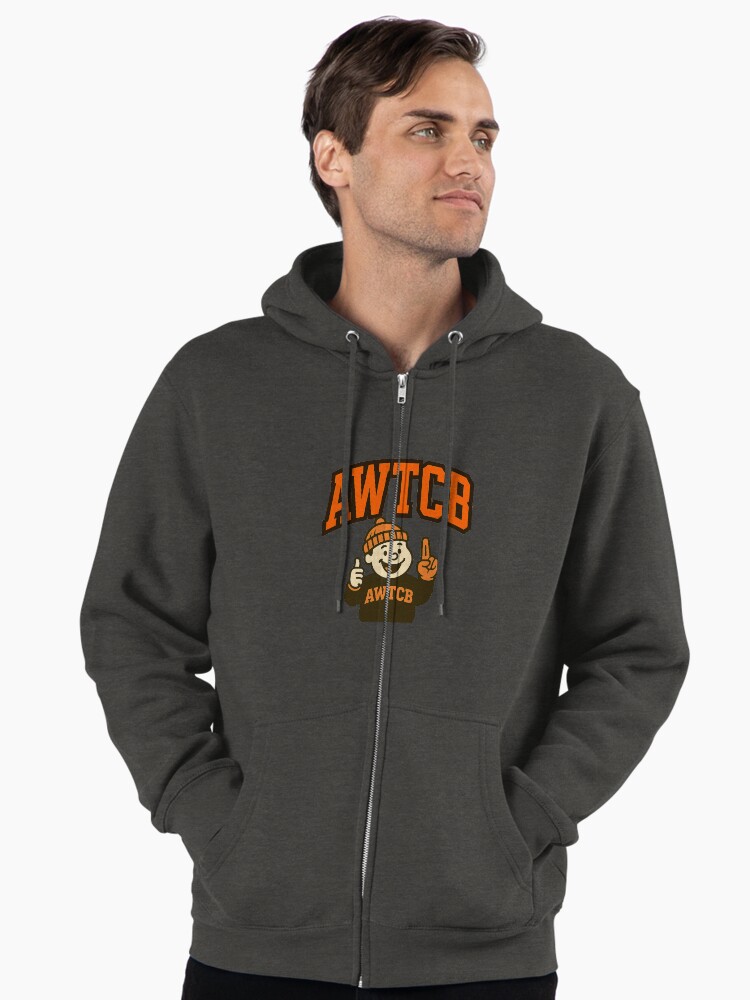 "And We're The Cleveland Browns" Zipped Hoodie - Image 2