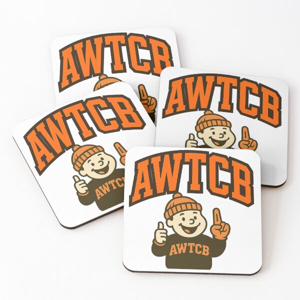 "And We're The Cleveland Browns" Coasters (Set of 4) 