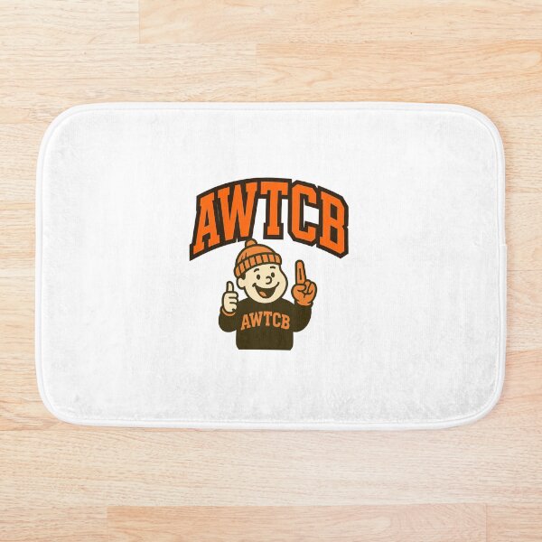 "And We're The Cleveland Browns" Bath Mat 