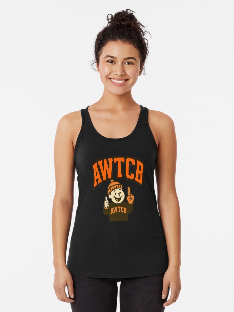 "And We're The Cleveland Browns" Racerback Tank Top - Image 3