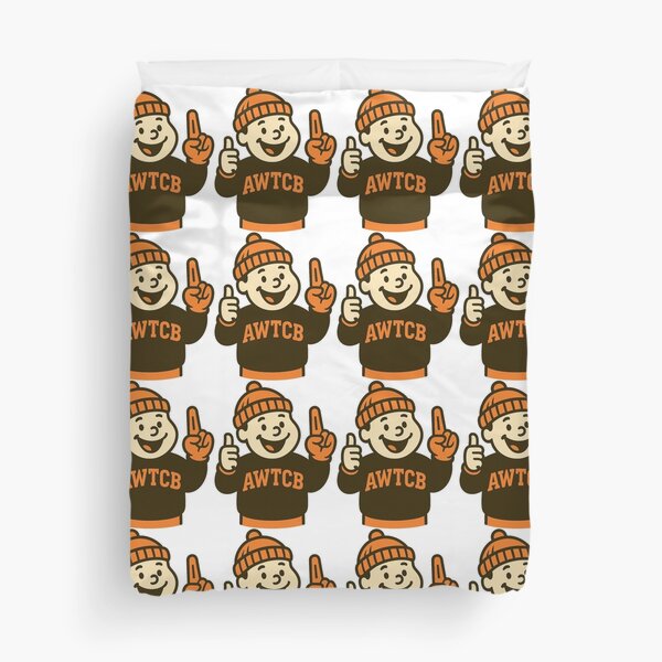 "And We're The Cleveland Browns" Duvet Cover 