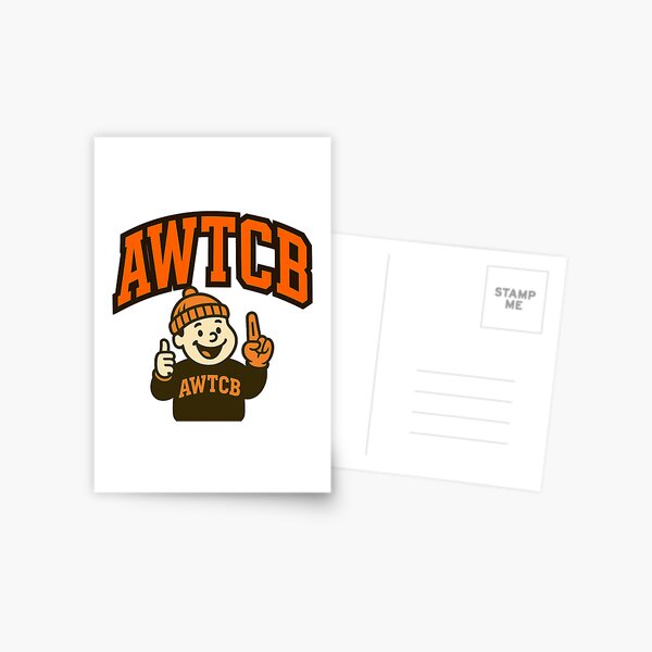 "And We're The Cleveland Browns" Postcard 