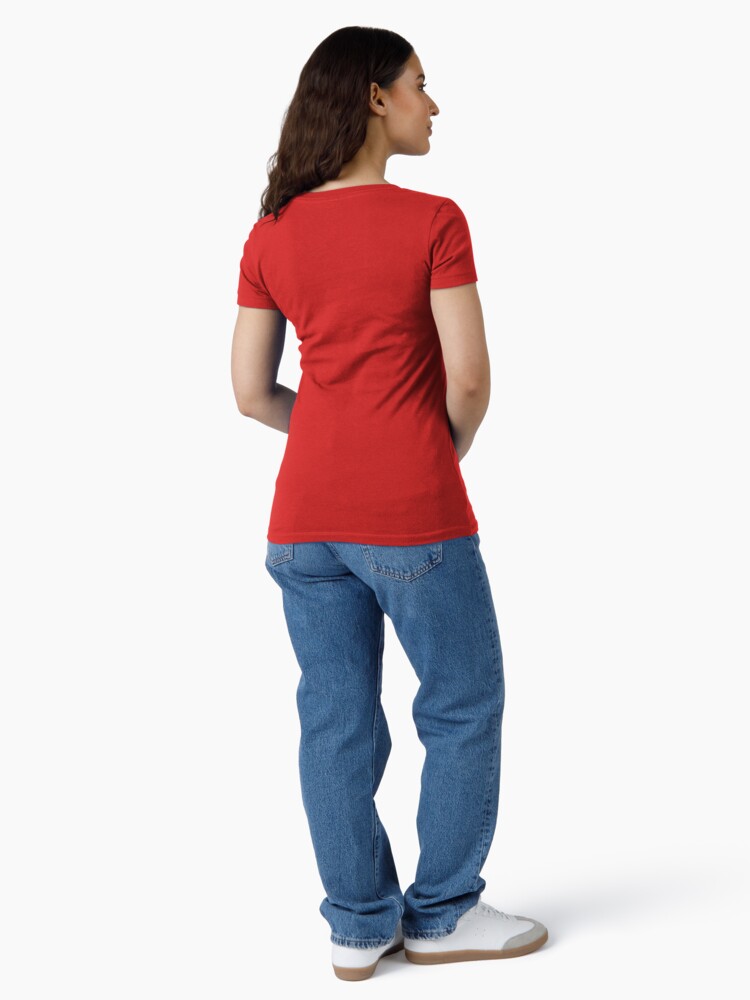 "And We're The Cleveland Browns" Fitted V-Neck T-Shirt - Image 4