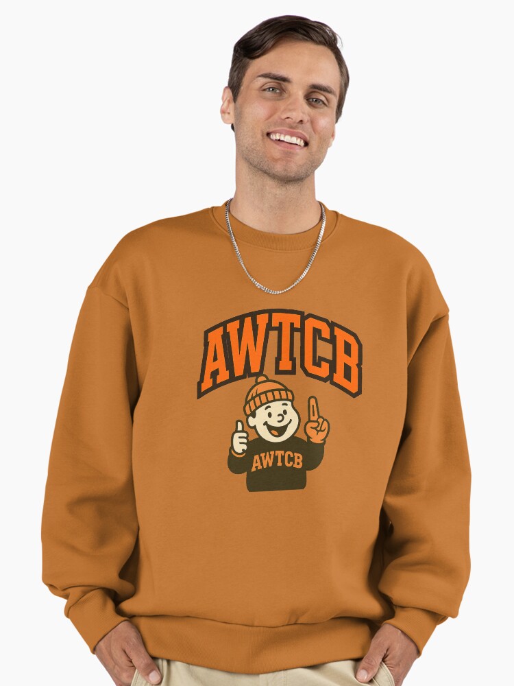 "And We're The Cleveland Browns" Premium Oversized Sweatshirt - Image 2