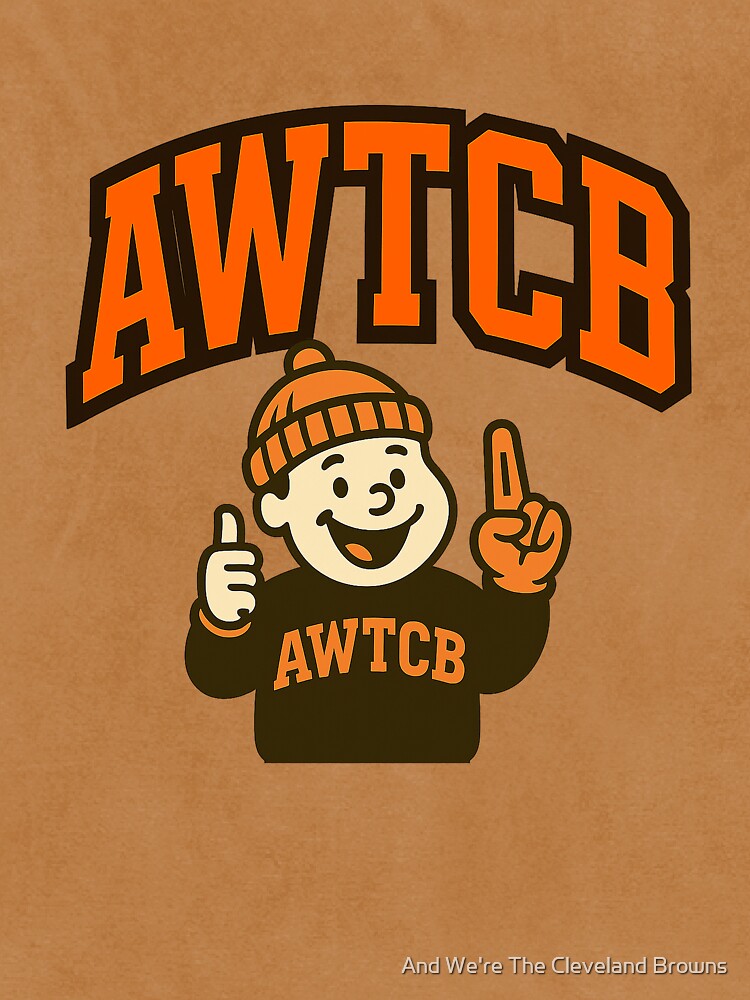 "And We're The Cleveland Browns" Vintage Wash T-Shirt - Image 5