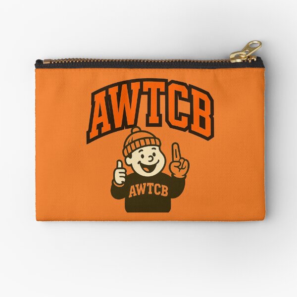 "And We're The Cleveland Browns" Zipper Pouch for Sale by KJCDigital