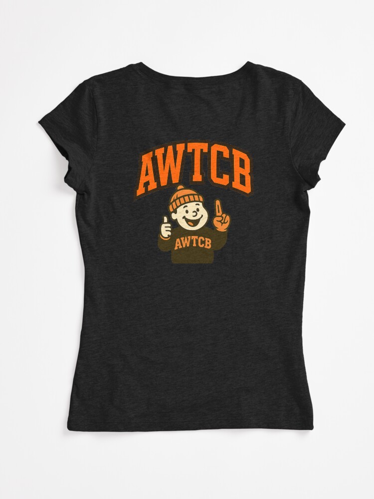 "And We're The Cleveland Browns" Fitted Scoop T-Shirt - Image 6