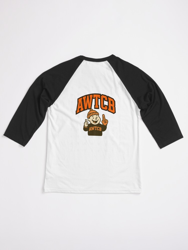 "And We're The Cleveland Browns" Baseball ¾ Sleeve T-Shirt - Image 6