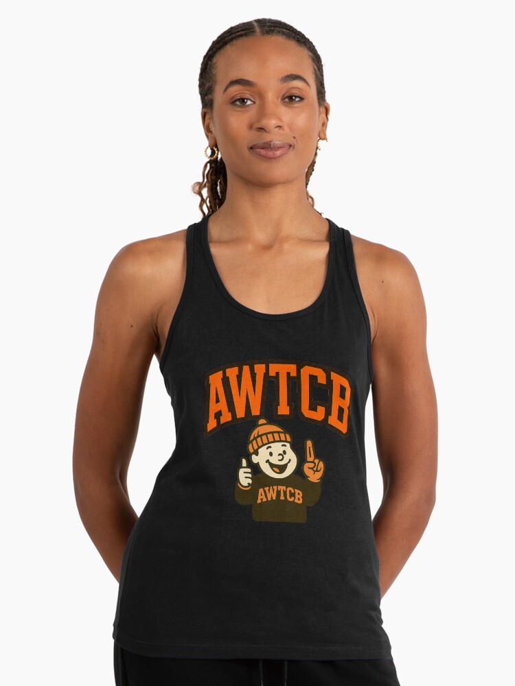 "And We're The Cleveland Browns" Racerback Tank Top - Image 2