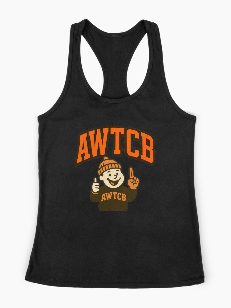 "And We're The Cleveland Browns" Racerback Tank Top - Image 3