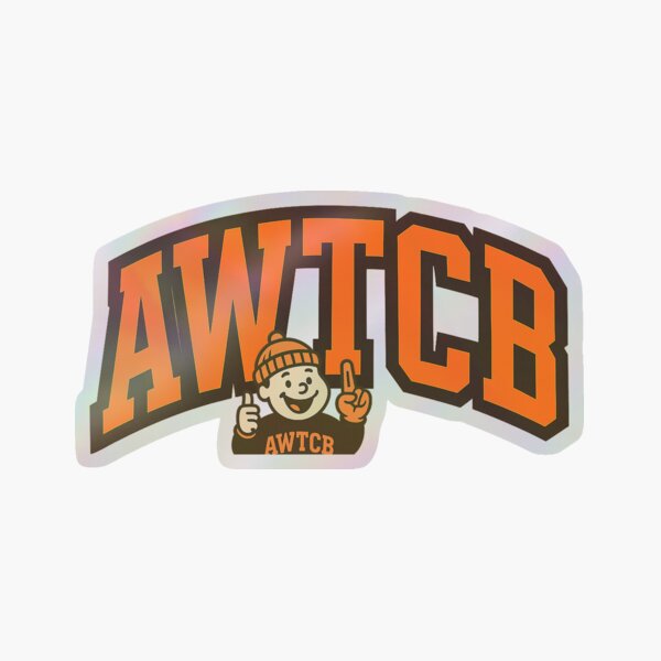 "And We're The Cleveland Browns" Sticker 