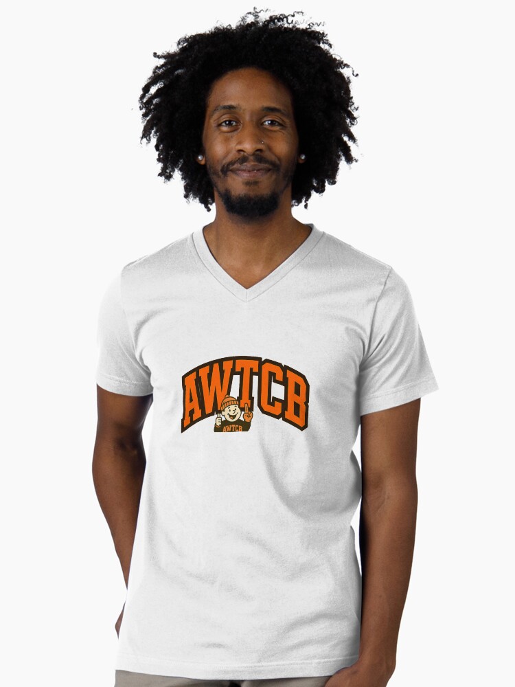 "And We're The Cleveland Browns" V-Neck T-Shirt - Image 2