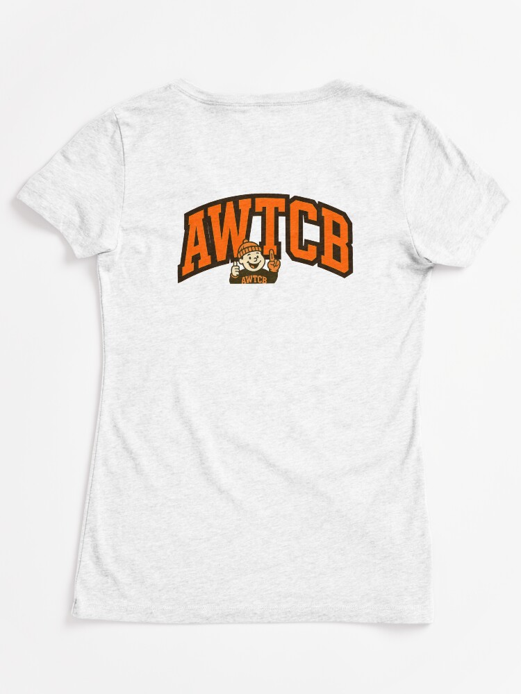 "And We're The Cleveland Browns" Fitted V-Neck T-Shirt - Image 6