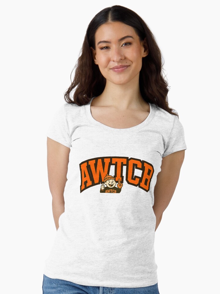 "And We're The Cleveland Browns" Fitted Scoop T-Shirt - Image 2