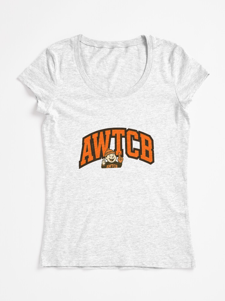 "And We're The Cleveland Browns" Fitted Scoop T-Shirt - Image 3