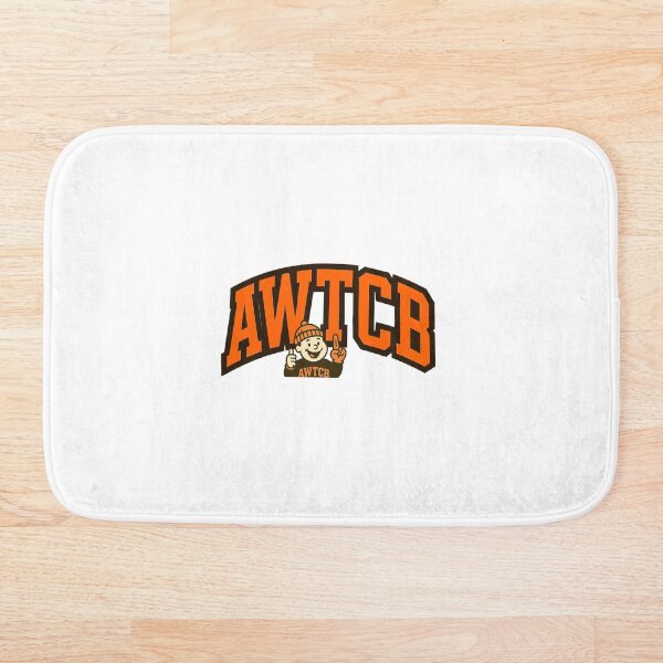 "And We're The Cleveland Browns" Bath Mat for Sale by KJCDigital