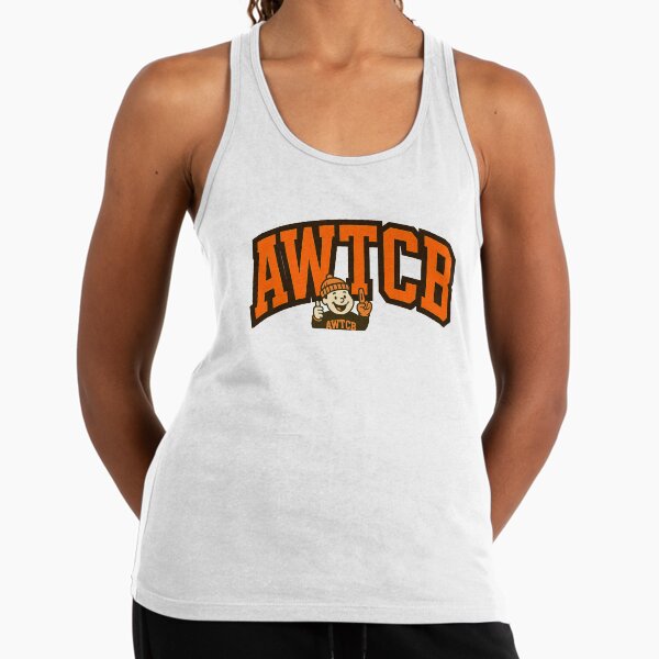 "And We're The Cleveland Browns" Racerback Tank Top for Sale by KJCDigital