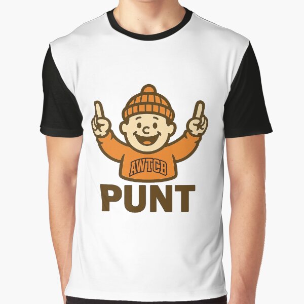 "And We're The Cleveland Browns - Punt" Graphic T-Shirt 