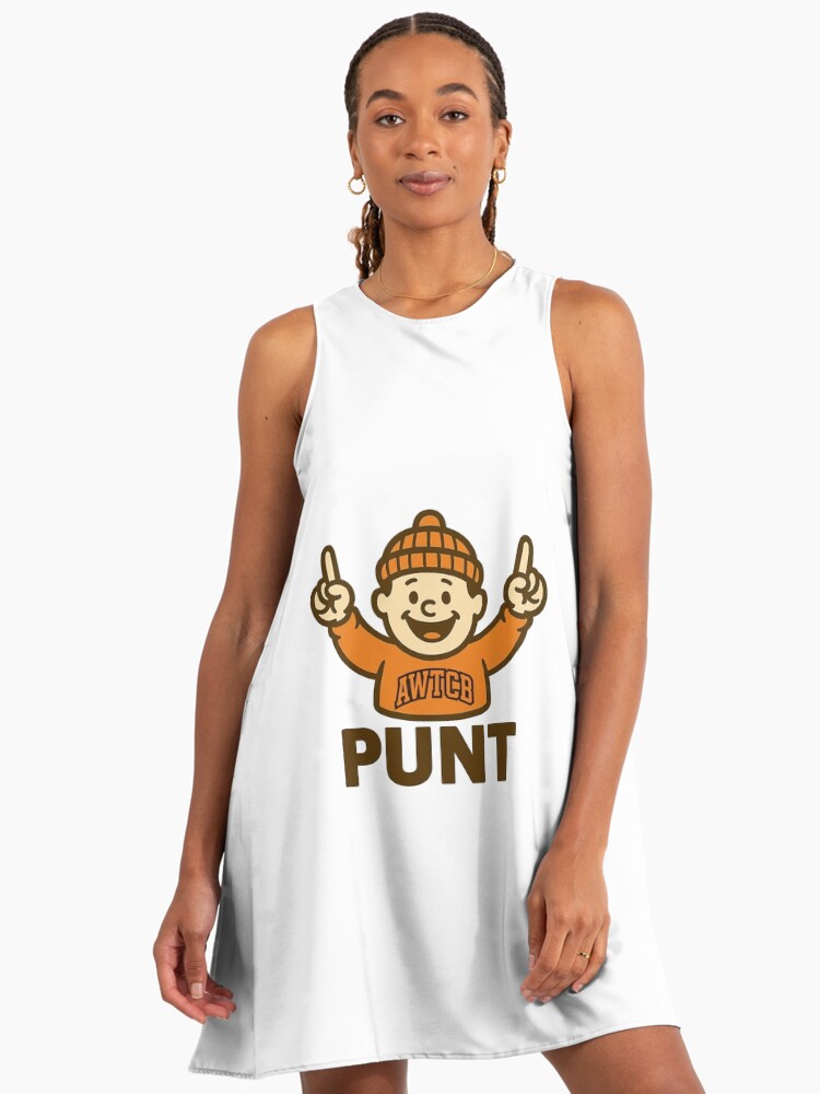 "And We're The Cleveland Browns - Punt" A-Line Dress - Image 2