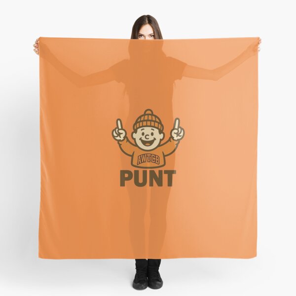 "And We're The Cleveland Browns - Punt" Scarf for Sale by KJCDigital