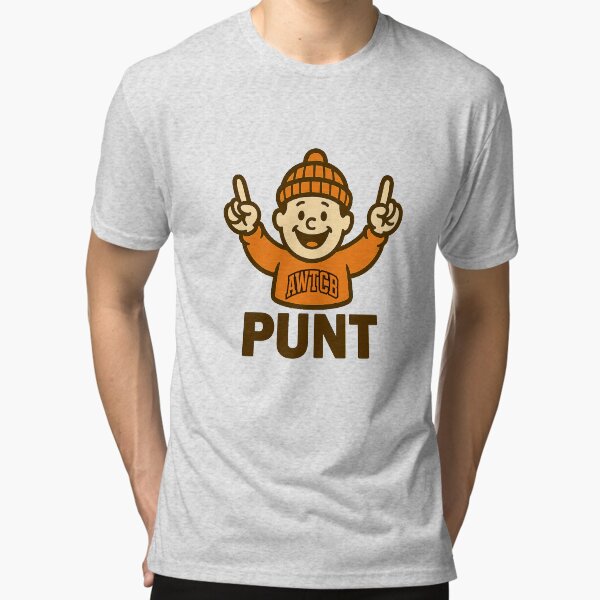 "And We're The Cleveland Browns - Punt" Tri-blend T-Shirt for Sale by KJCDigital