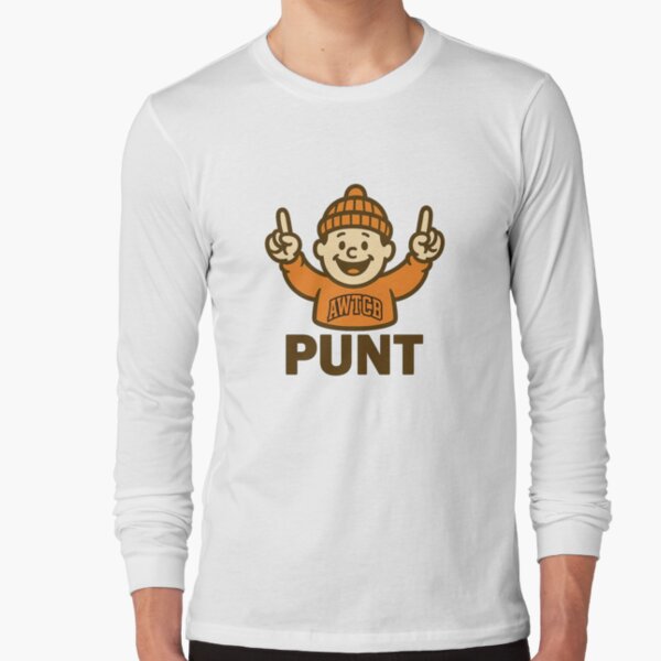 "And We're The Cleveland Browns - Punt" Long Sleeve T-Shirt 