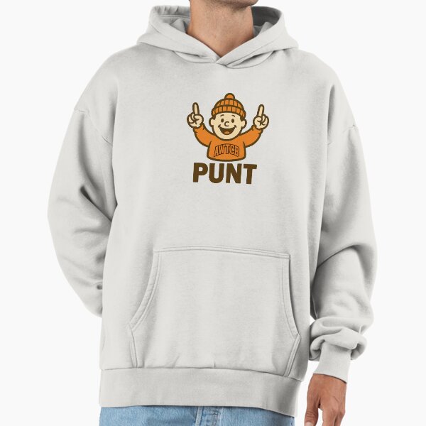 "And We're The Cleveland Browns - Punt" Premium Oversized Hoodie 