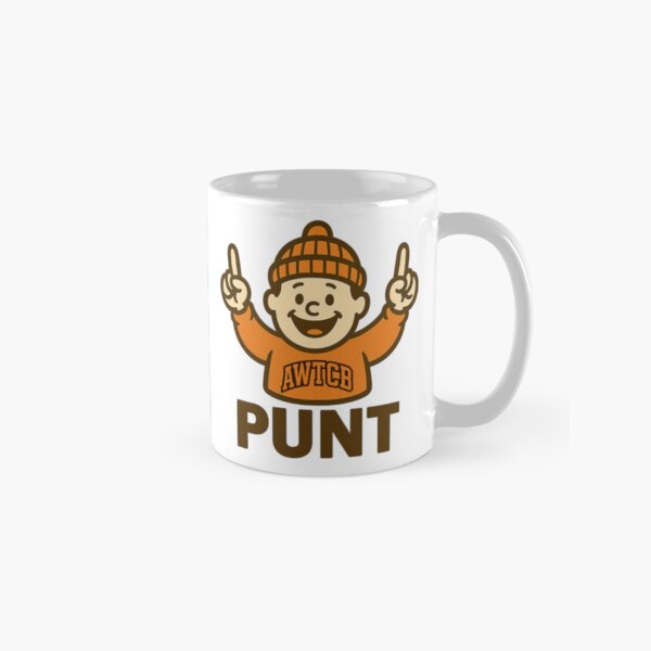 "And We're The Cleveland Browns - Punt" Coffee Mug for Sale by KJCDigital