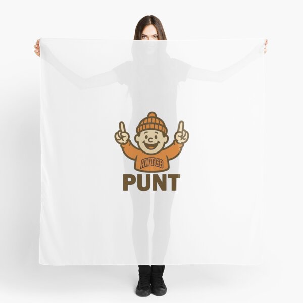"And We're The Cleveland Browns - Punt" Scarf 