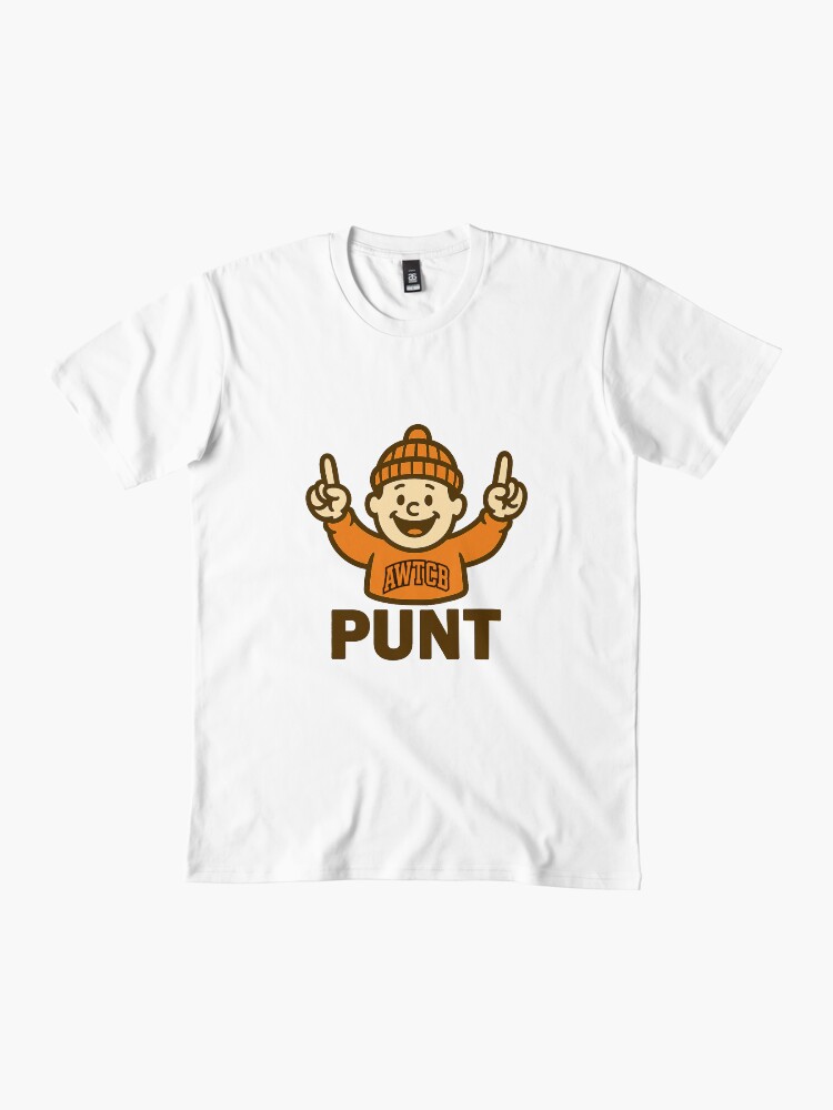 "And We're The Cleveland Browns - Punt" Premium T-Shirt - Image 3