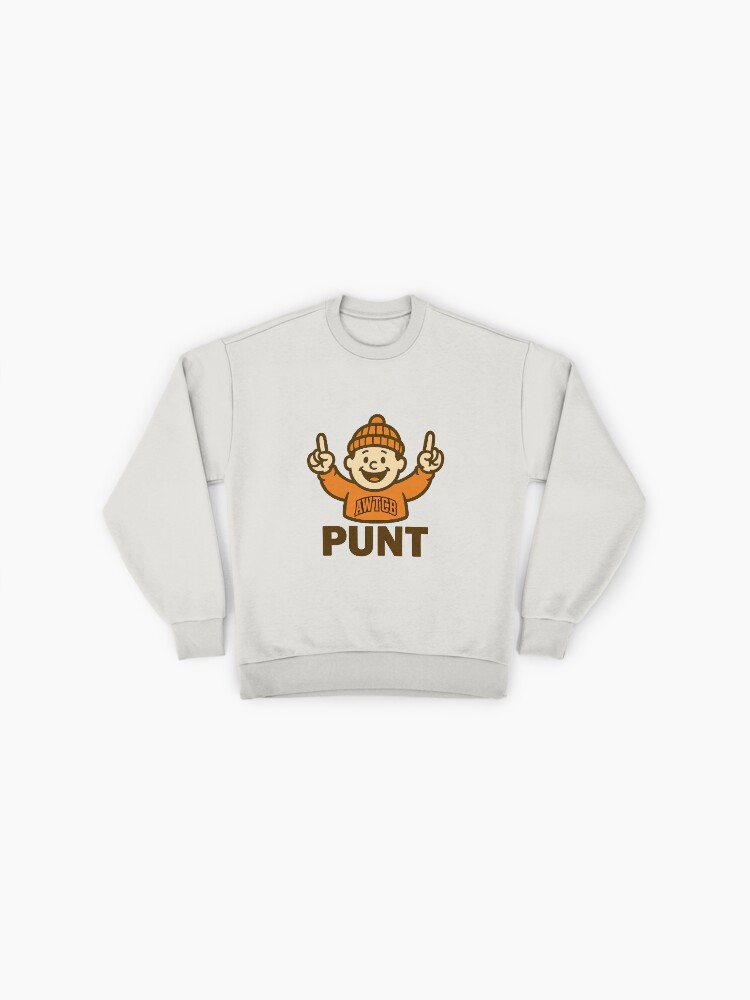 "And We're The Cleveland Browns - Punt" Premium Oversized Sweatshirt - Image 3