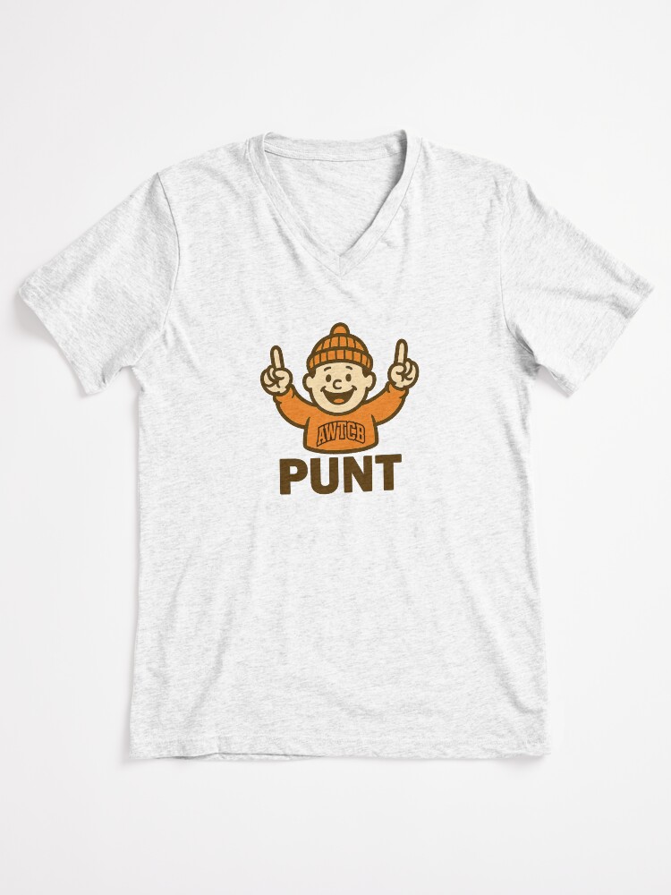 "And We're The Cleveland Browns - Punt" V-Neck T-Shirt - Image 3