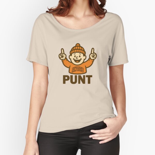 "And We're The Cleveland Browns - Punt" Relaxed Fit T-Shirt 