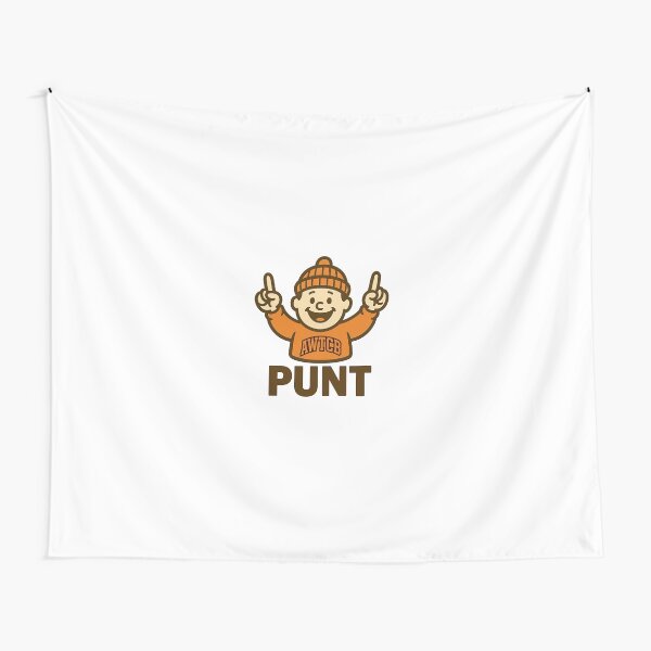"And We're The Cleveland Browns - Punt" Tapestry 
