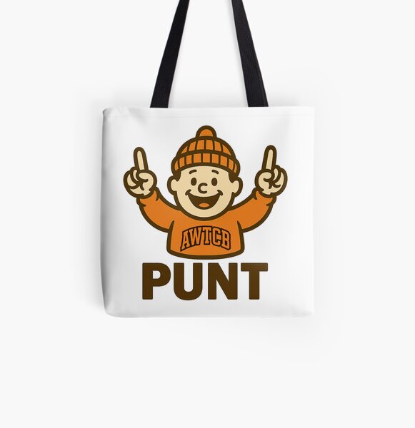 "And We're The Cleveland Browns - Punt" Tote Bag 