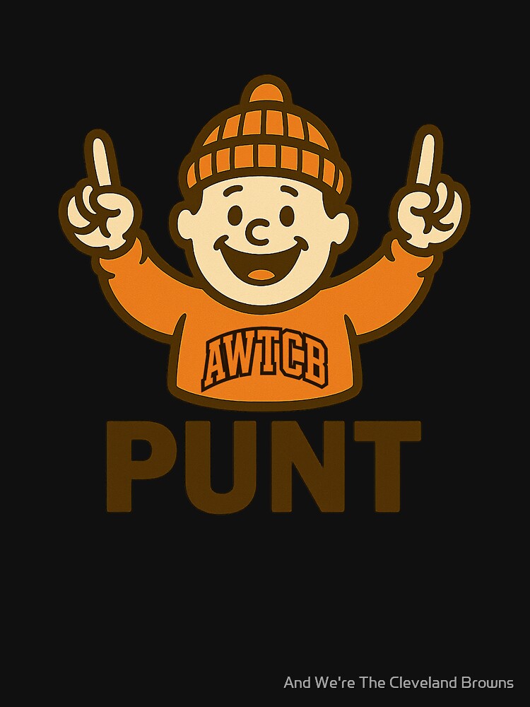 "And We're The Cleveland Browns - Punt" Active T-Shirt - Image 3