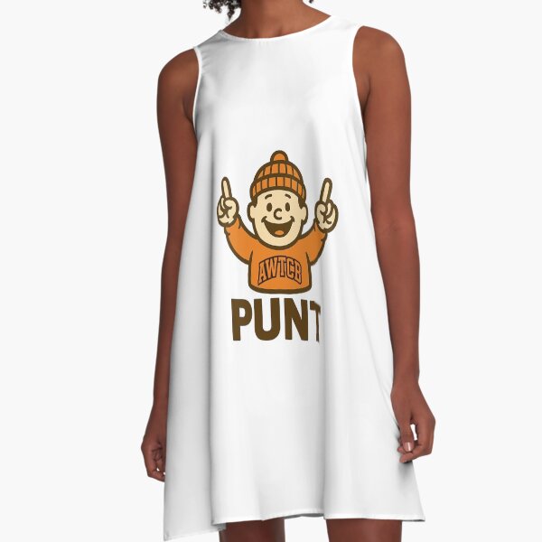 "And We're The Cleveland Browns - Punt" A-Line Dress 