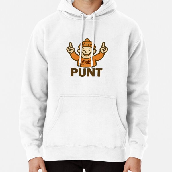 "And We're The Cleveland Browns - Punt" Pullover Hoodie 