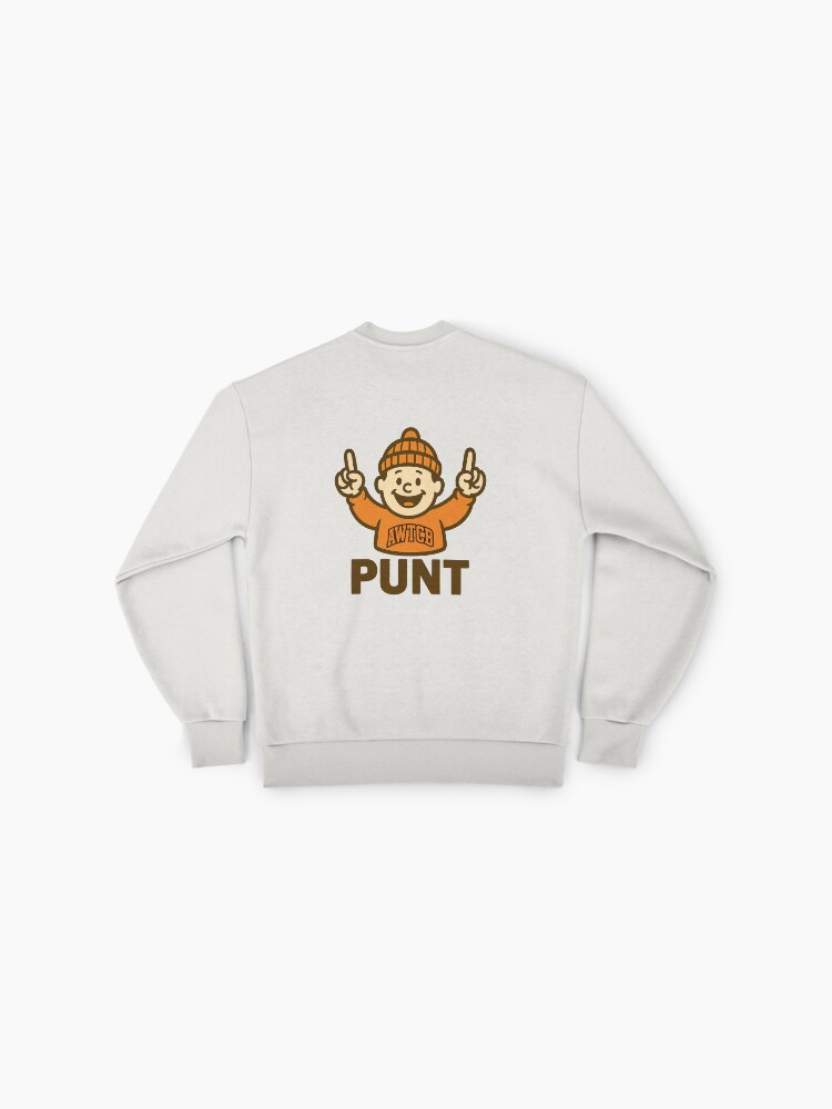 "And We're The Cleveland Browns - Punt" Premium Oversized Sweatshirt - Image 6