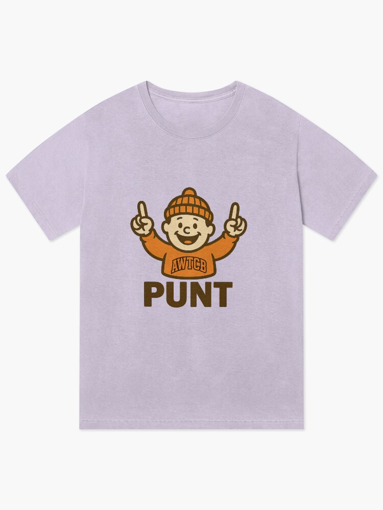 "And We're The Cleveland Browns - Punt" Vintage Wash T-Shirt - Image 3
