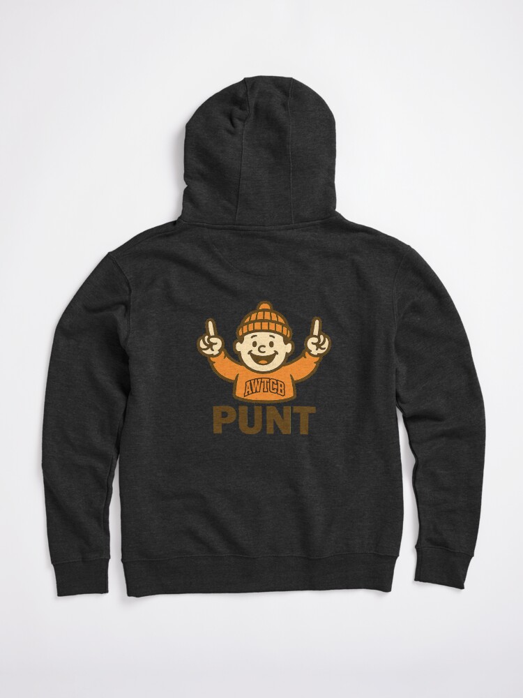 "And We're The Cleveland Browns - Punt" Lightweight Hoodie - Image 6