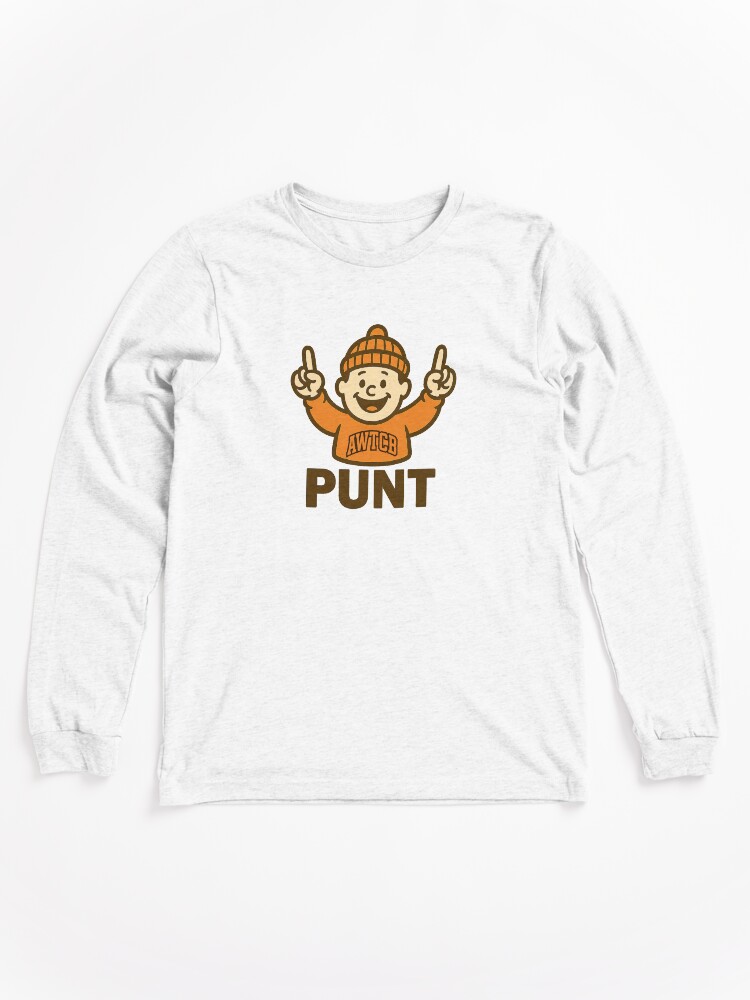 "And We're The Cleveland Browns - Punt" Long Sleeve T-Shirt - Image 3