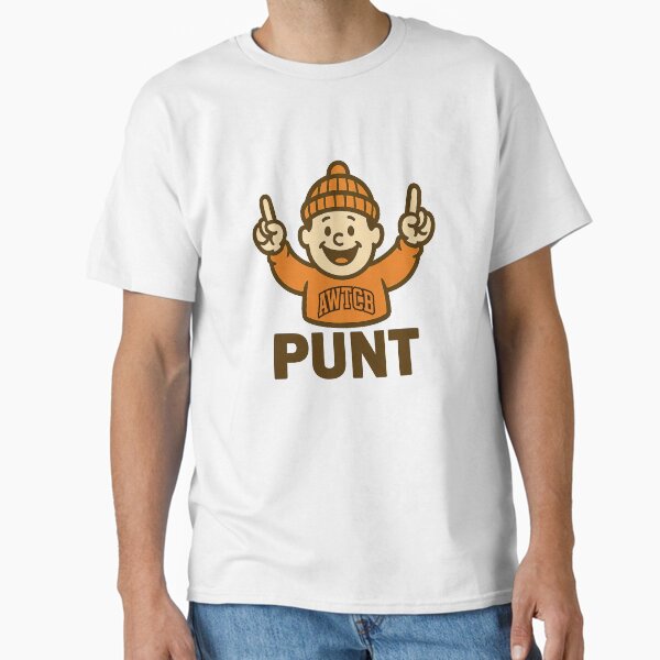 "And We're The Cleveland Browns - Punt" Classic T-Shirt for Sale by KJCDigital