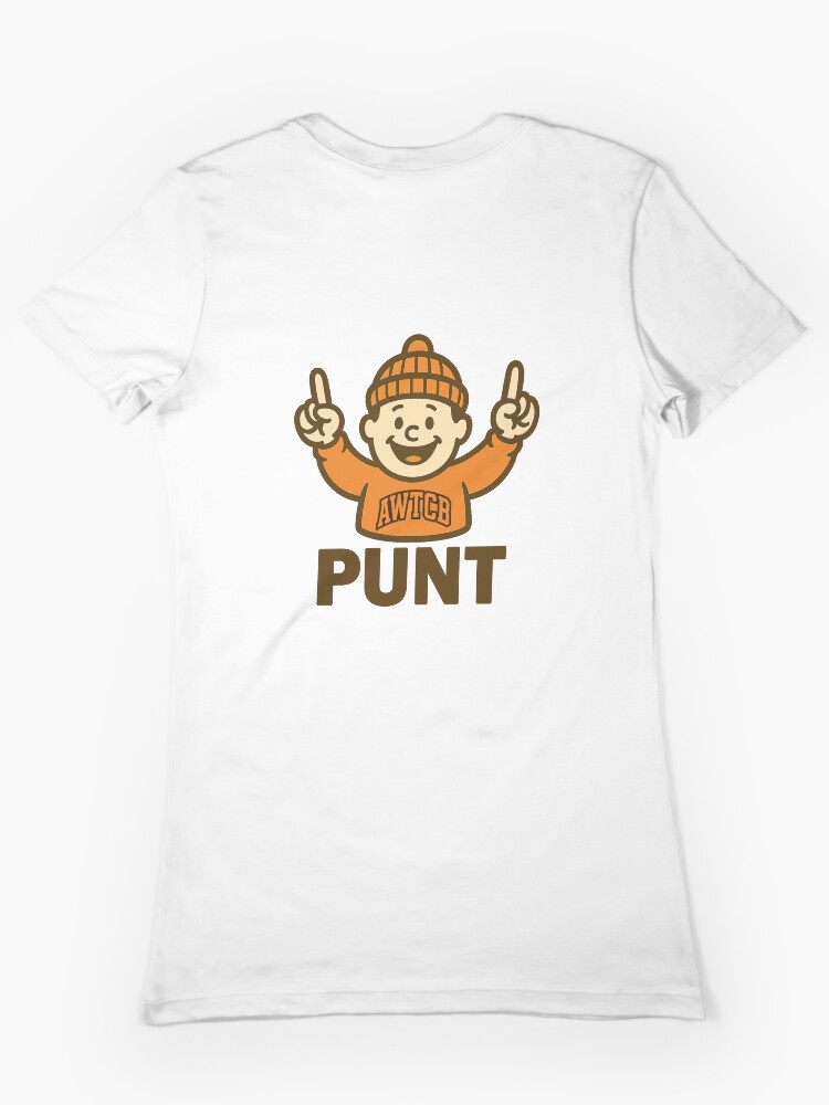 "And We're The Cleveland Browns - Punt" Fitted T-Shirt - Image 6