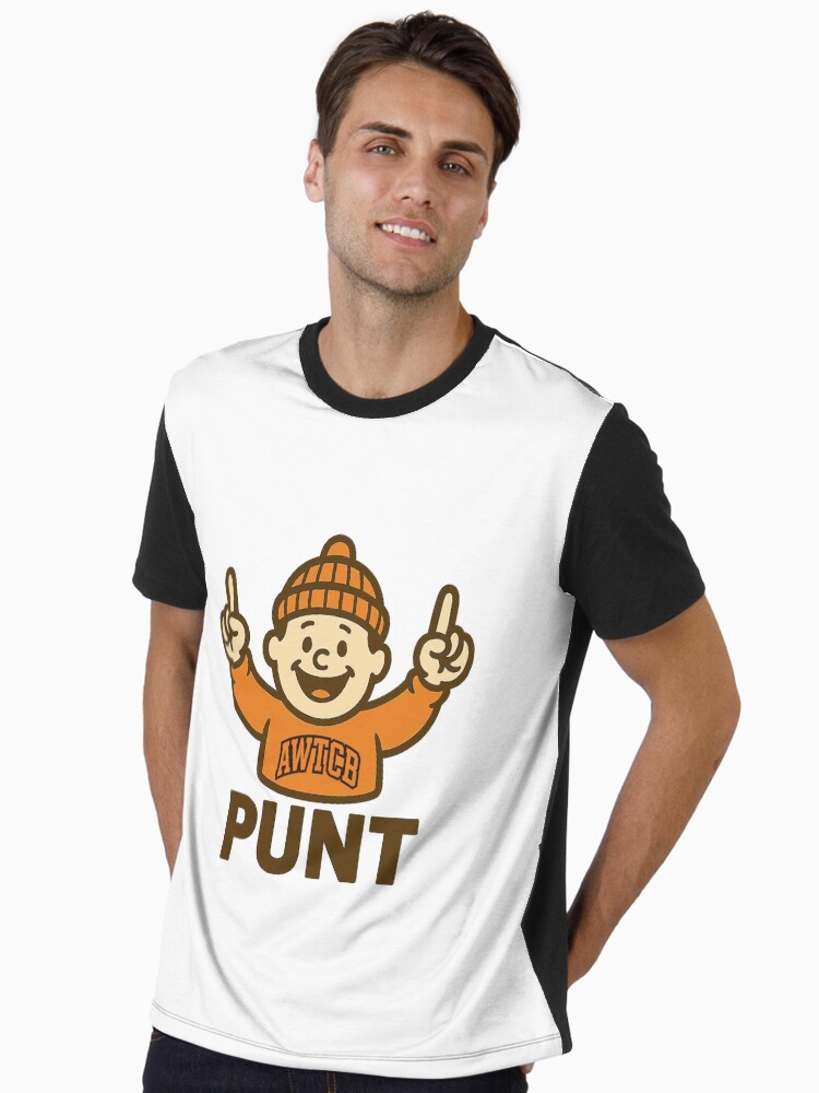 "And We're The Cleveland Browns - Punt" Graphic T-Shirt - Image 2
