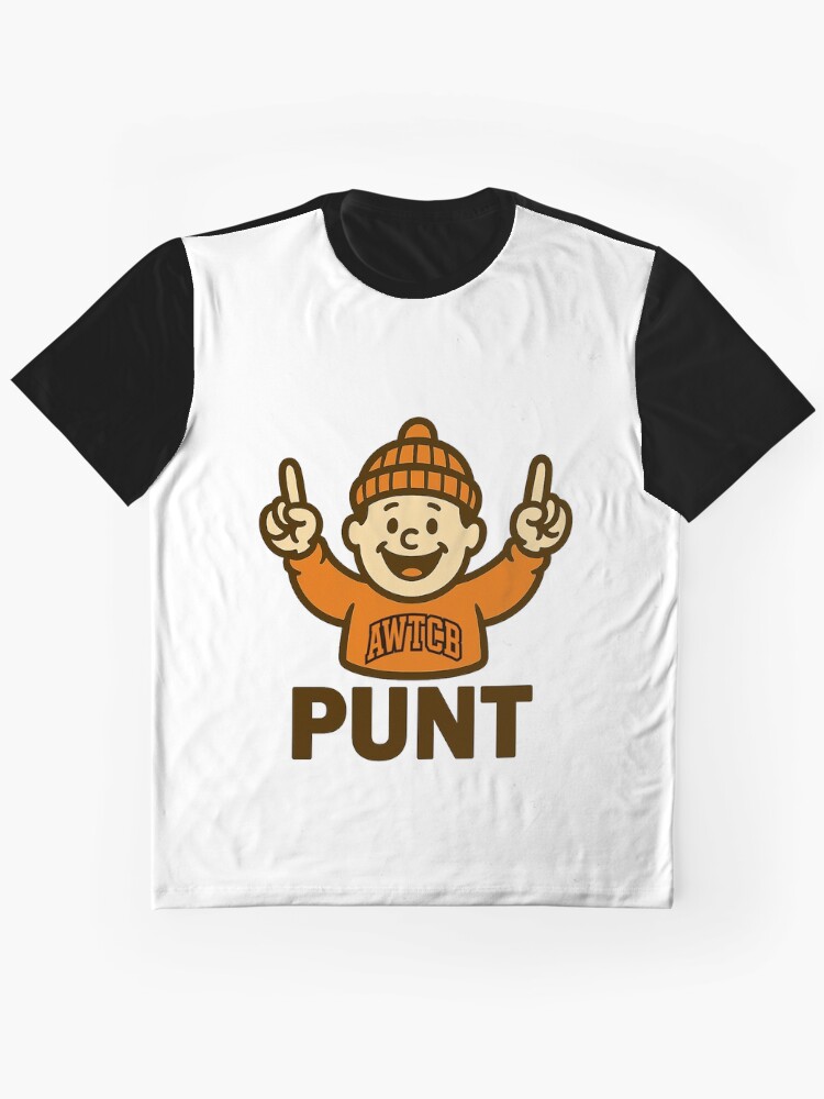 "And We're The Cleveland Browns - Punt" Graphic T-Shirt - Image 3