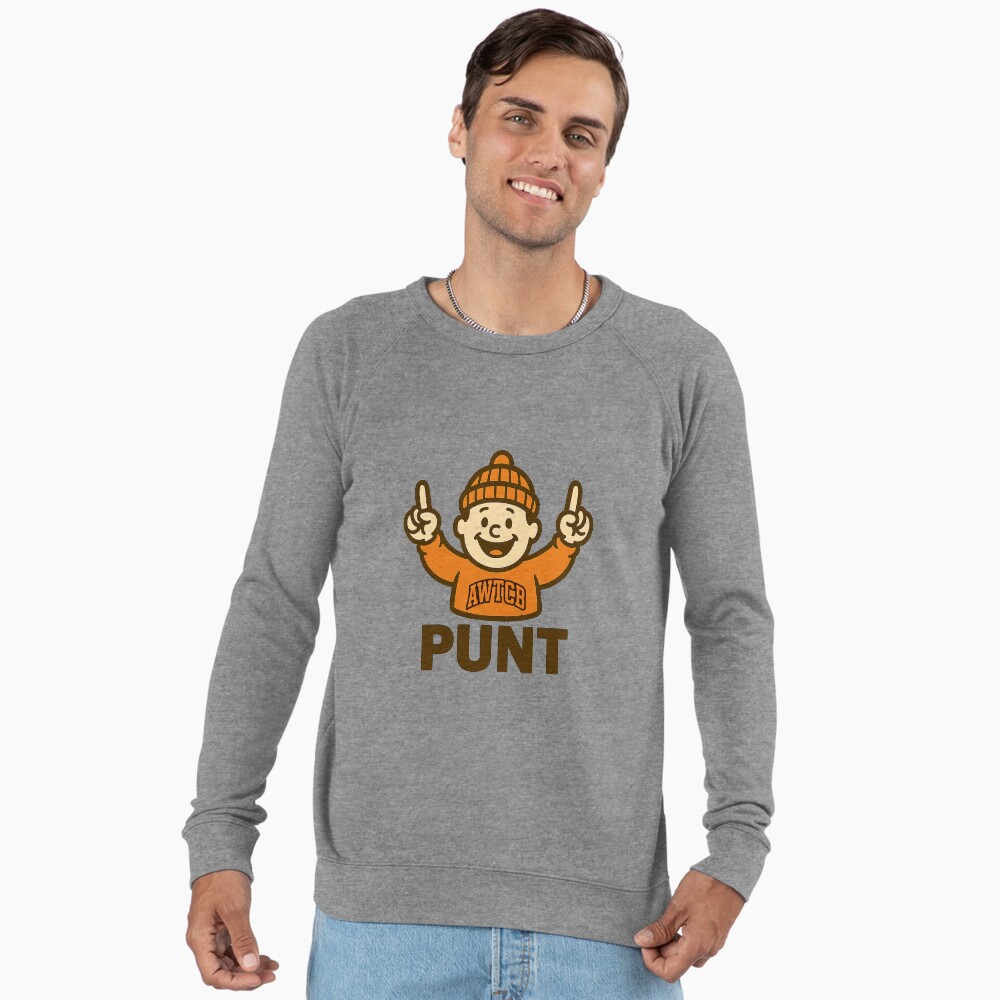 "And We're The Cleveland Browns - Punt" Throw Blanket - Image 2